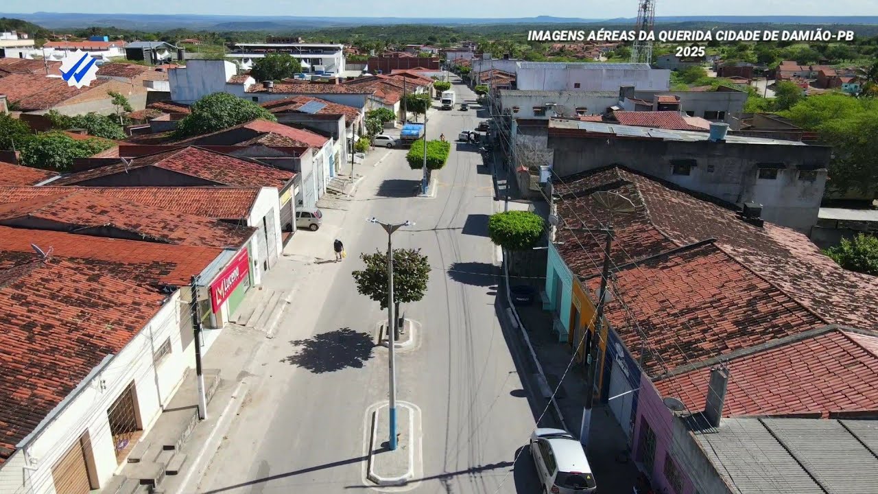 IMAGENS AÉREAS DA CIDADE DE DAMIÃO-PB 2025 