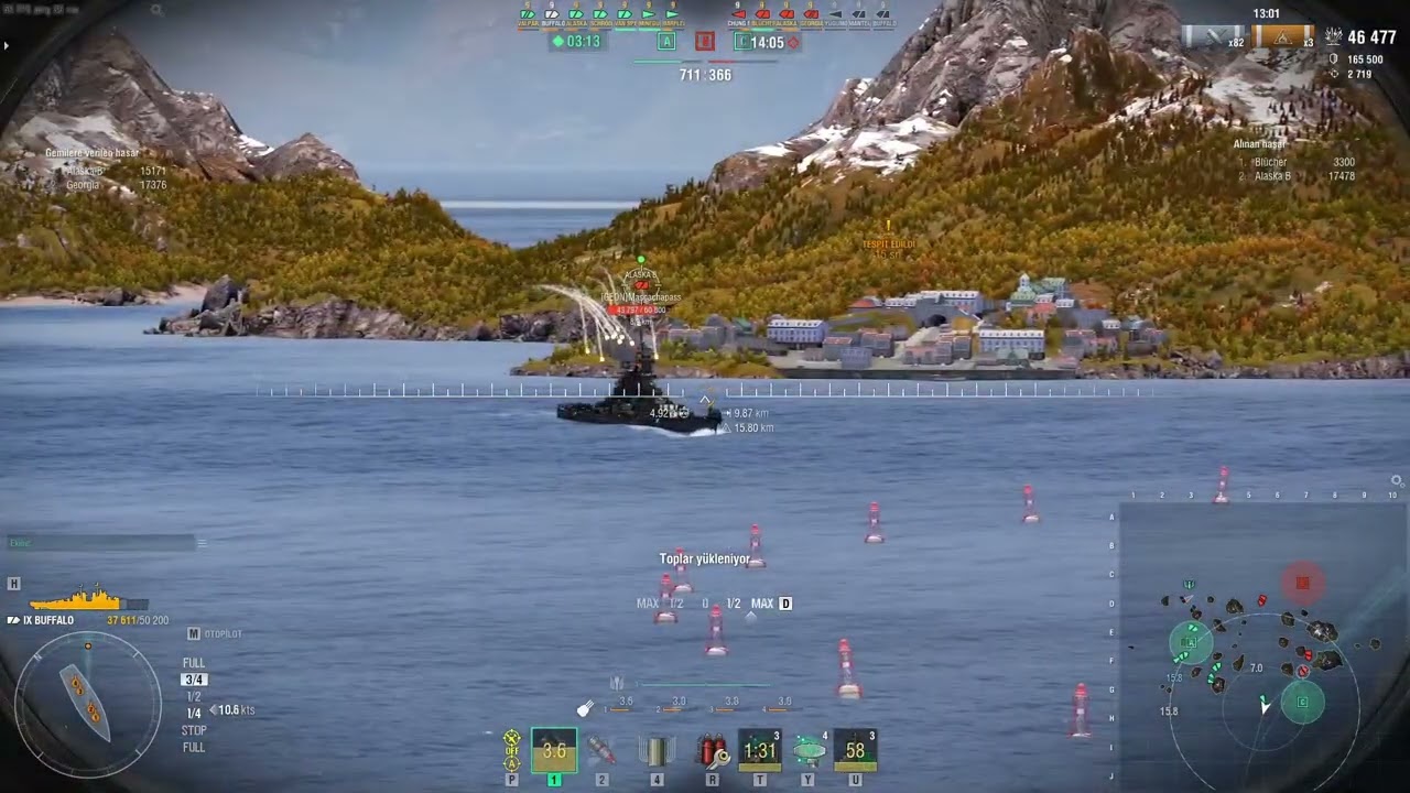 World of Warships Uzun Hava #2: Buffalo ile Klan Savaşlarında Sath-ı Müdafaa