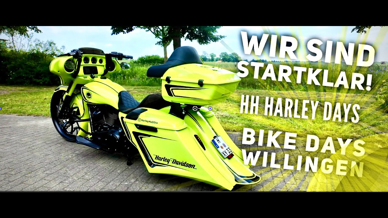 Wir sind startklar - Hamburger Harley Days & Bike Days Willingen