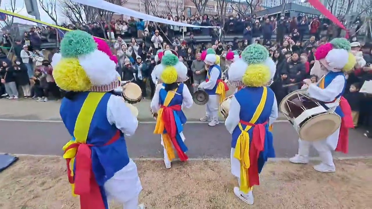 김해⚘️삼계동⚘️집불놀이행사  삼안동⚘️ 풍물단⚘️