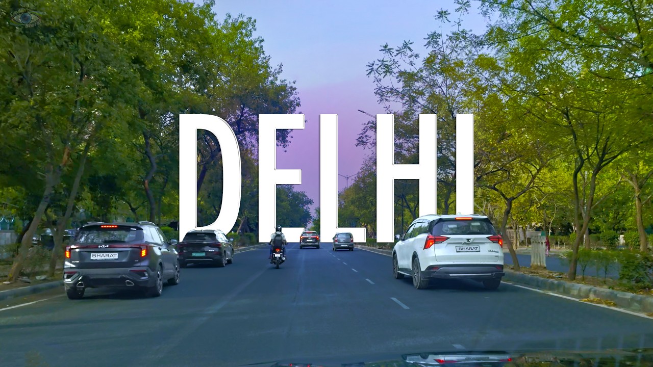 Driving in New Delhi | Dwarka Residential | City Roads in 4K HDR