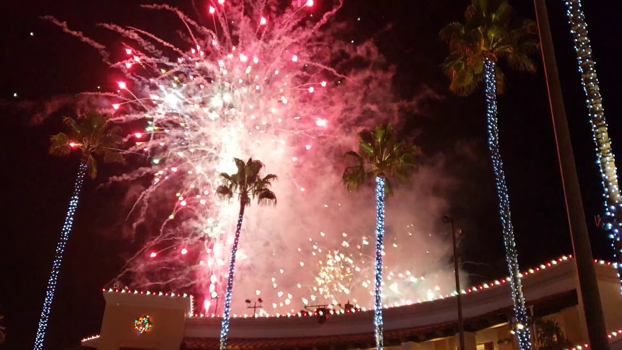 New Years Eve at Universal Studios Hollywood in Los Angeles California Countdown to 2020
