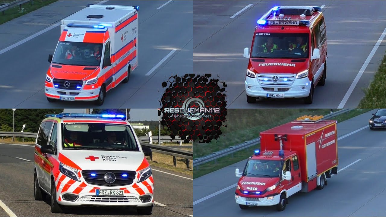 🚨 [VKU auf der Autobahn A9] Einsatz für die Feuerwehr Hermsdorf + Rettungsdienst