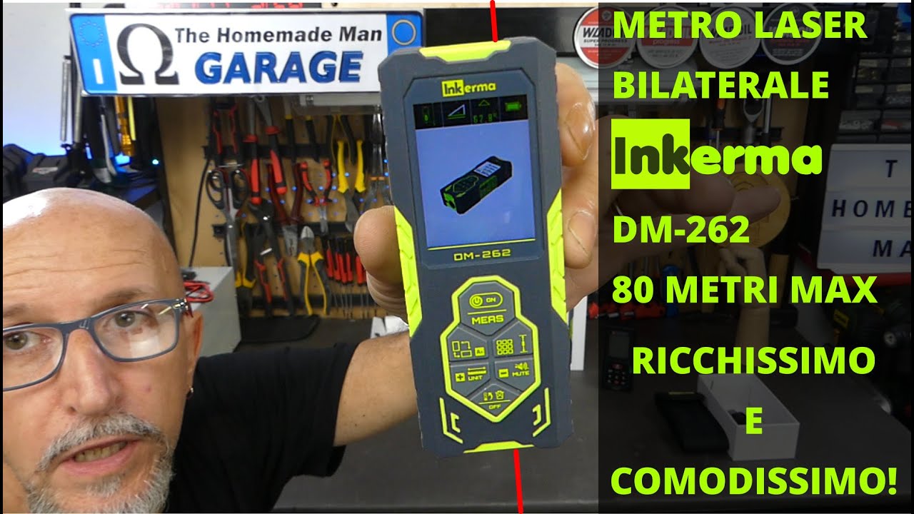 METRO LASER BILATERALE INKERMA DM-262. SPETTACOLARE! telemetro laser, misuratore distanza laser