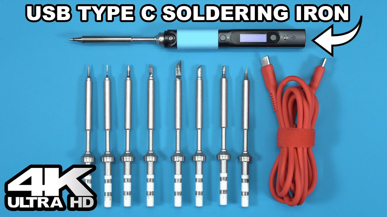 Pinecil Soldering Iron and Soldering Tip Set Pine64 Testing and Unboxing