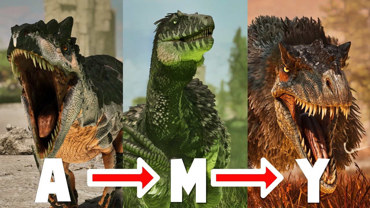 First To Tame A Dino For Every Letter Wins!