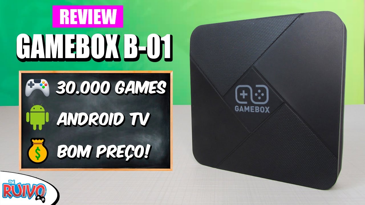 Super Console X da PowKiddy (GameBox B-01) com 30.000 Games