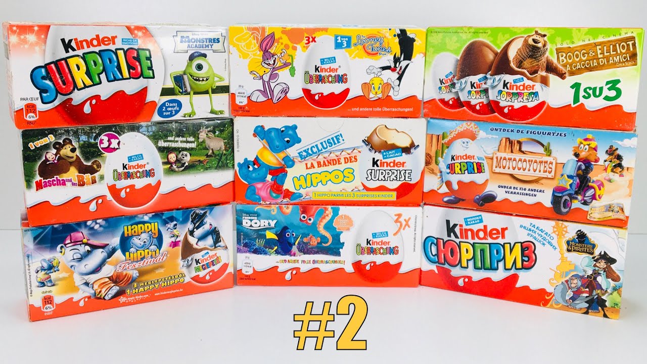 OLD Kinder Surprise Unboxing #2. Распаковка Старых Киндер Сюрпризов. Выпуск 2. Alte Ü-Ei Unboxing 2