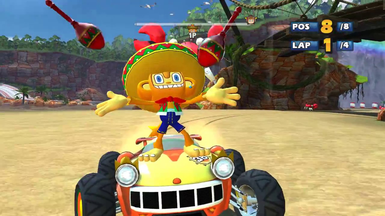 Sonic & Sega all star racing all characters all stars in 4K