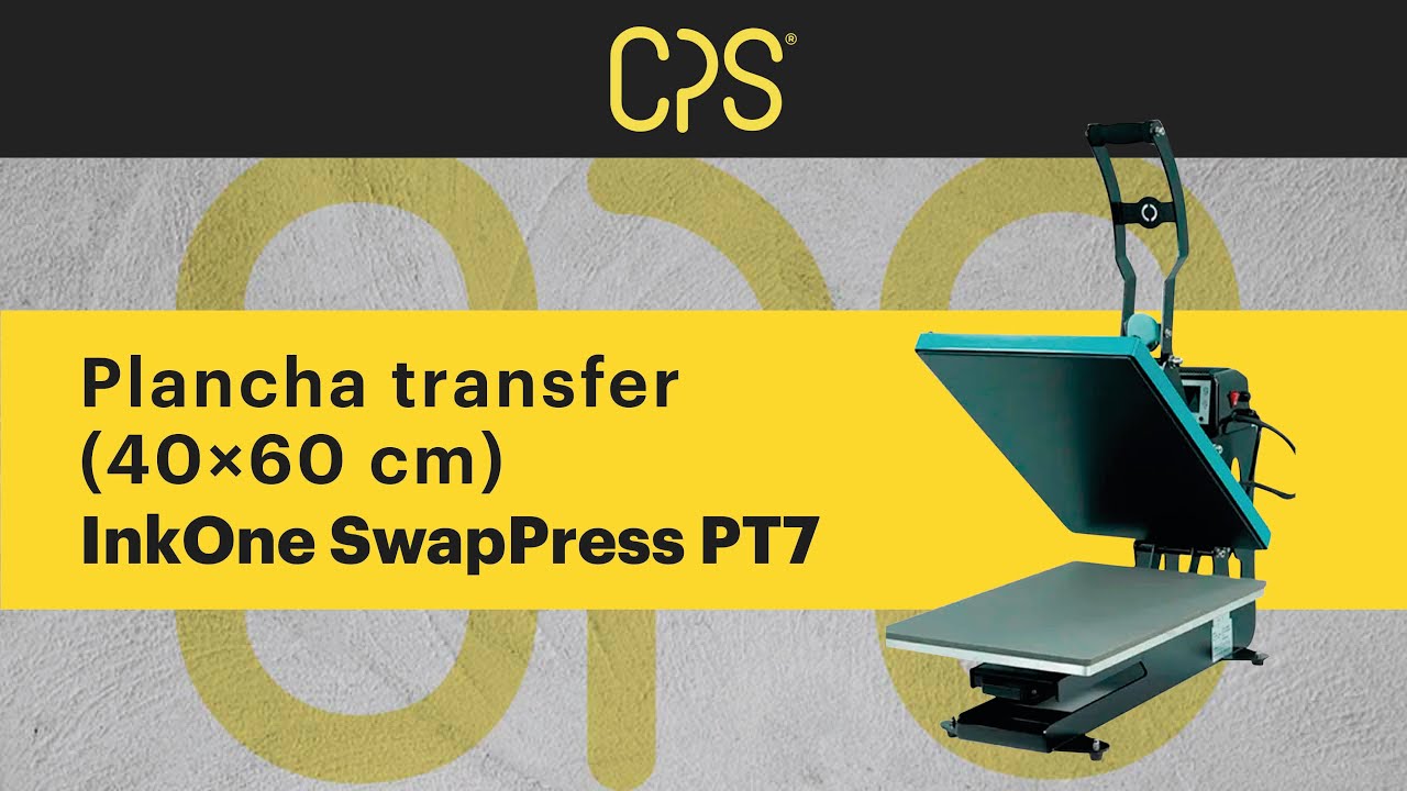 Introducción Plancha transfer InkOne SwapPress PT7