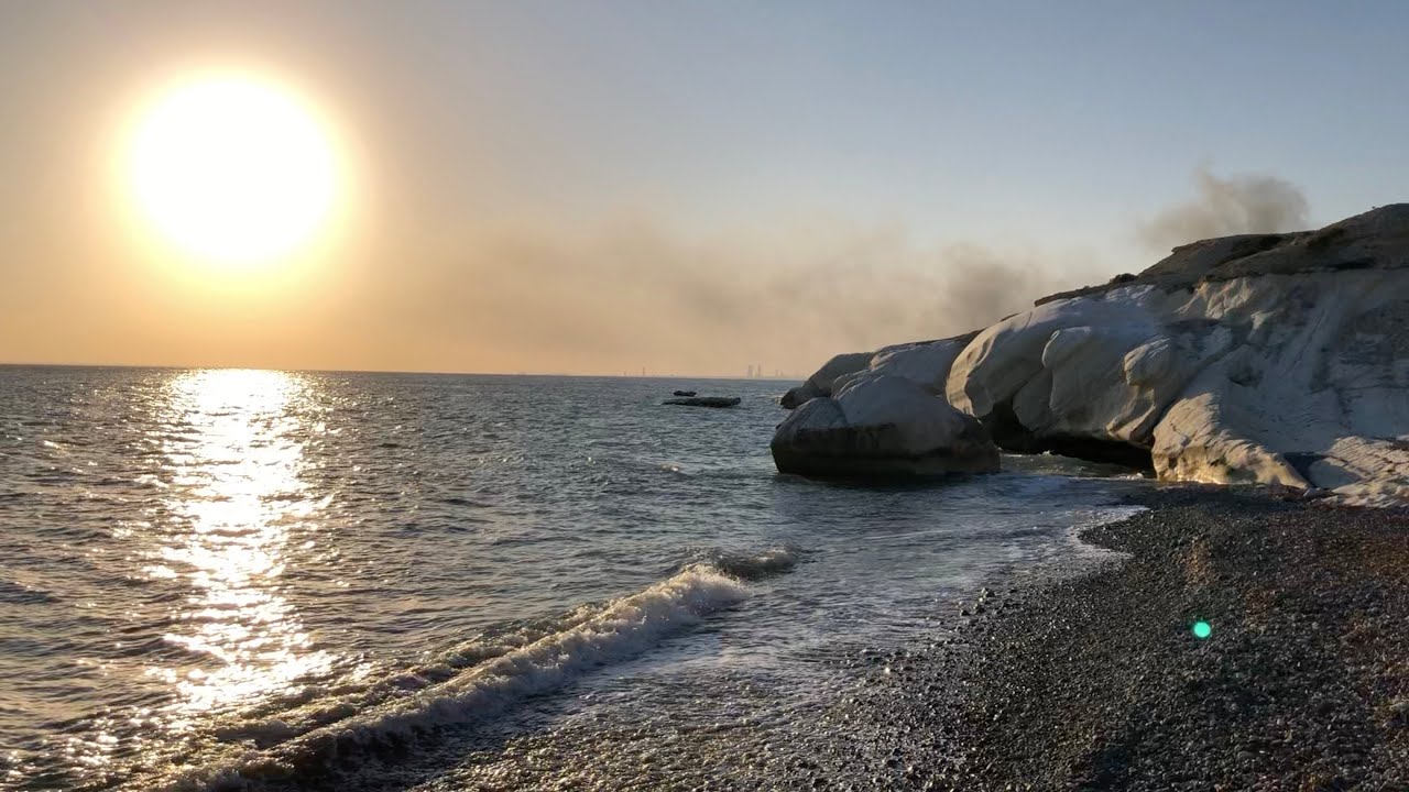 Golden Hour Ocean Waves at Sunset | Relaxing Real Sea Sounds for Meditation (No Music)