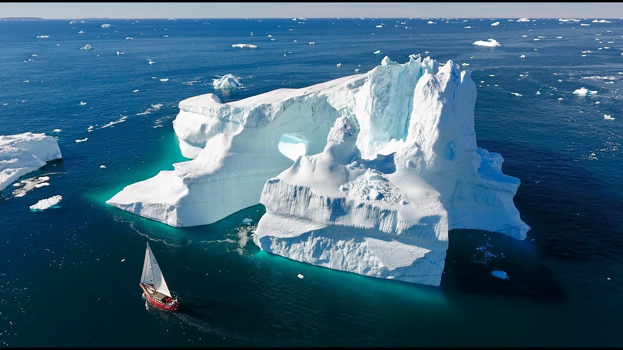 Sailing in Greenland | Drone footage
