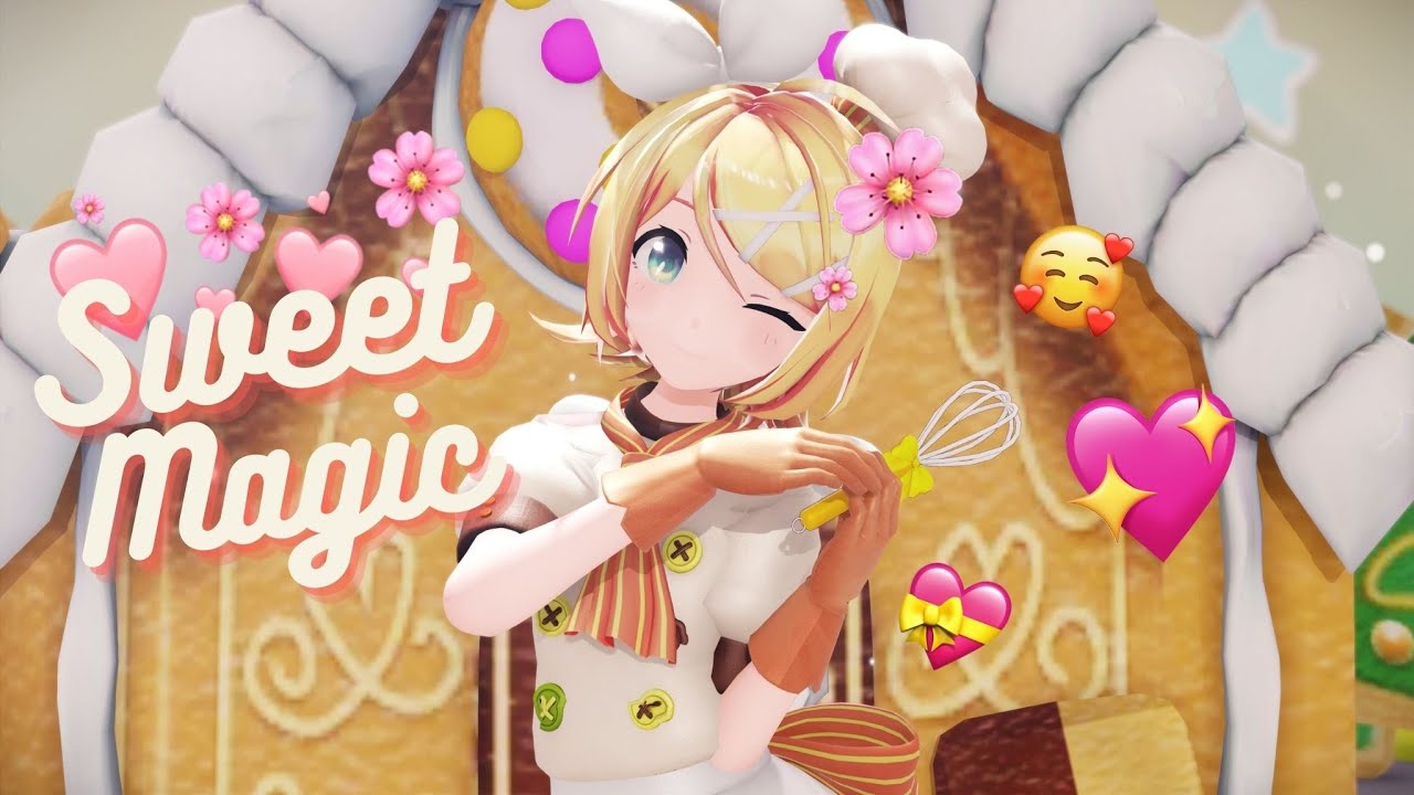 [MMD] Sweet Magic / スイートマジック (by Junky) / Sour式鏡音リン 4K 30fps + Model dl!