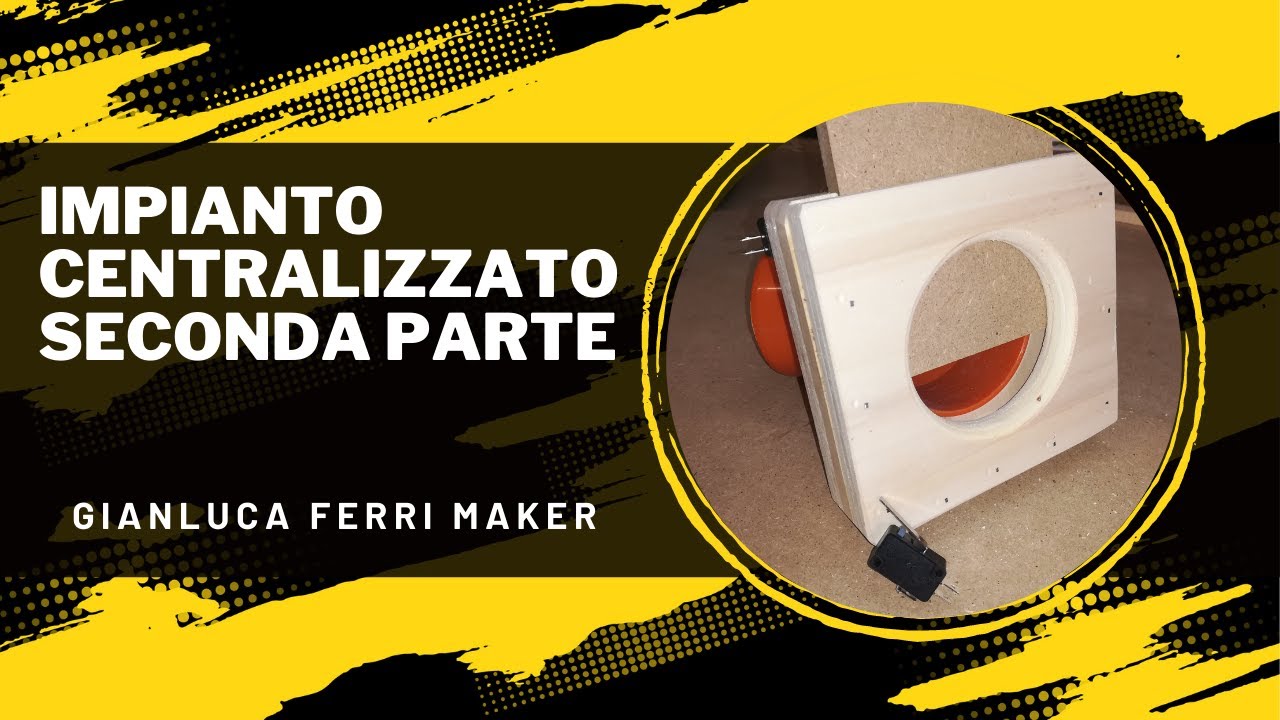 Impianto aspirazione fai da te, avviamento automatico con microinterruttore - soluzione inedita