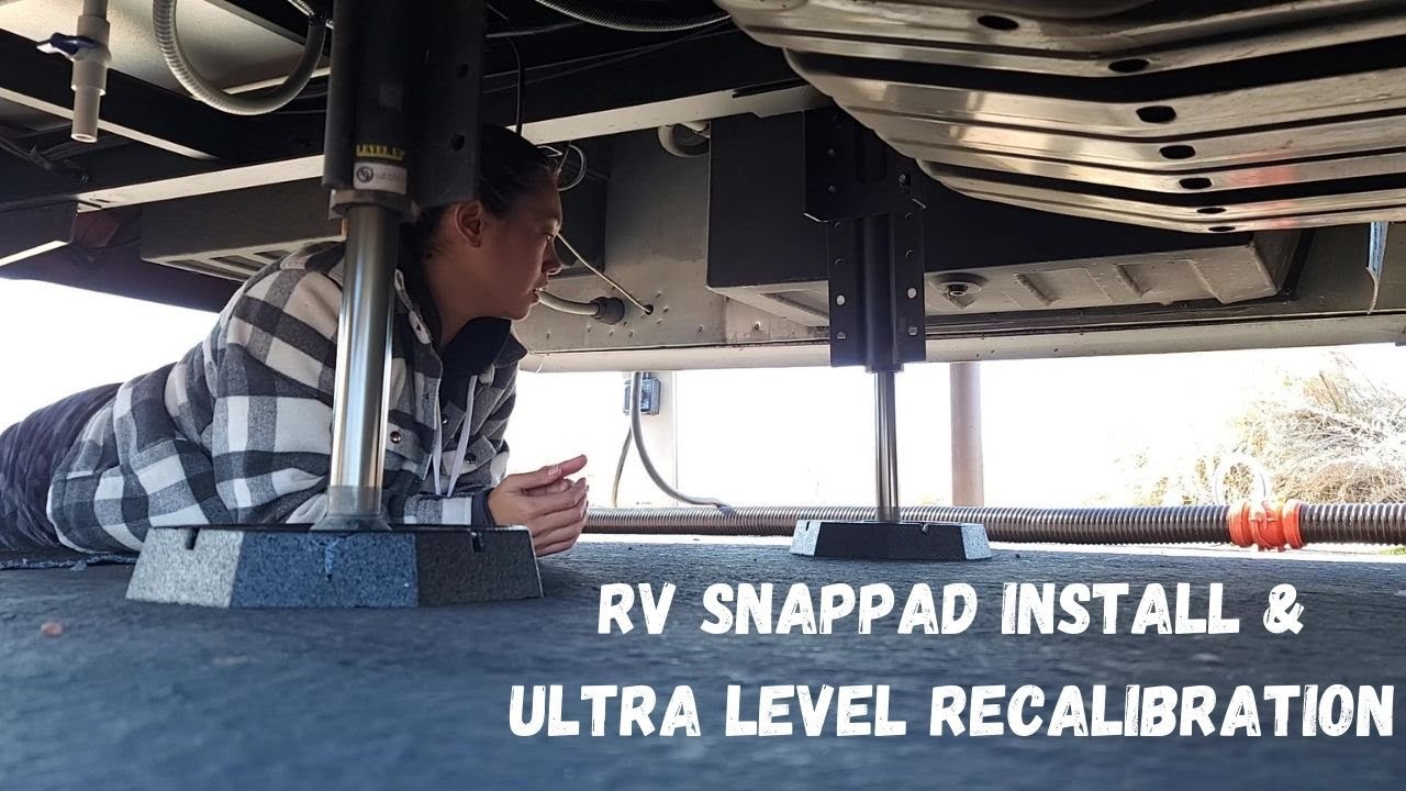 RV Snap Pads Easy Install & Ultra Level Reset & Recalibrate #thormagnitude #snappads #ultralevel