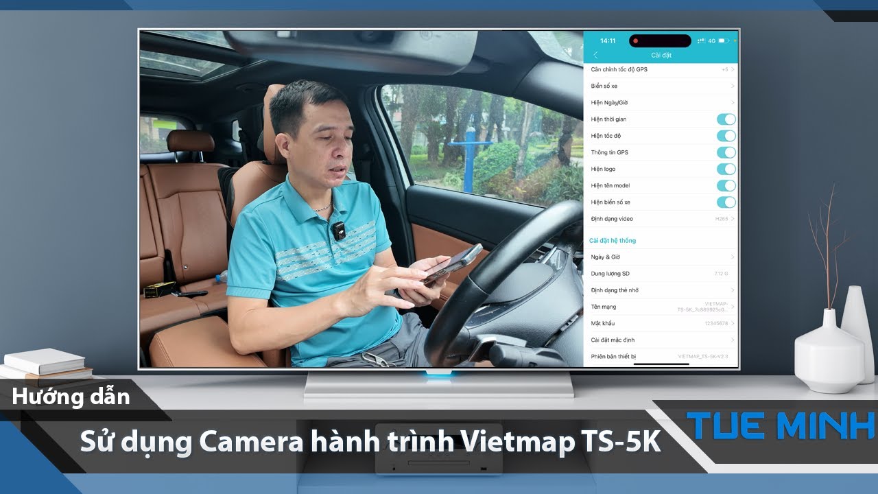 Hướng dẫn sử dụng Camera hành trình Vietmap TS-5K trên ứng dụng Vietmap REC