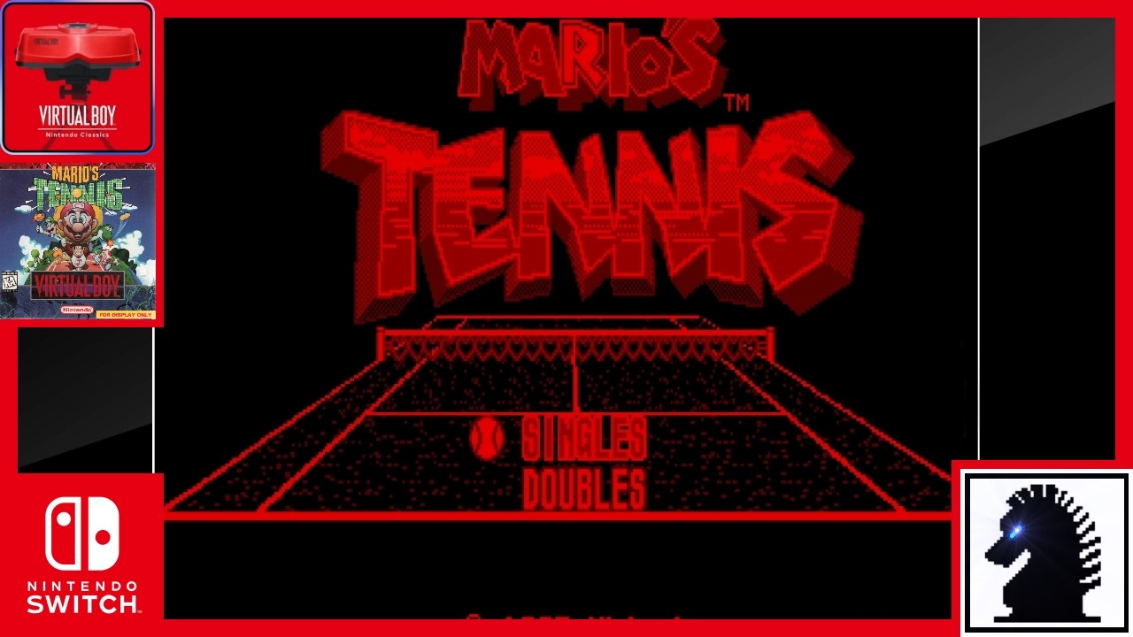NS2 Nintendo Virtual Boy -  Nintendo Classics #9: Mario's Tennis