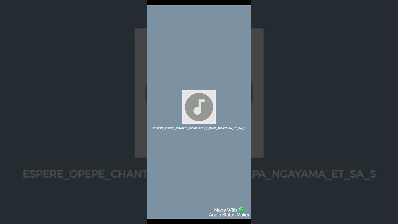 esper opepe hommage papa ngayama