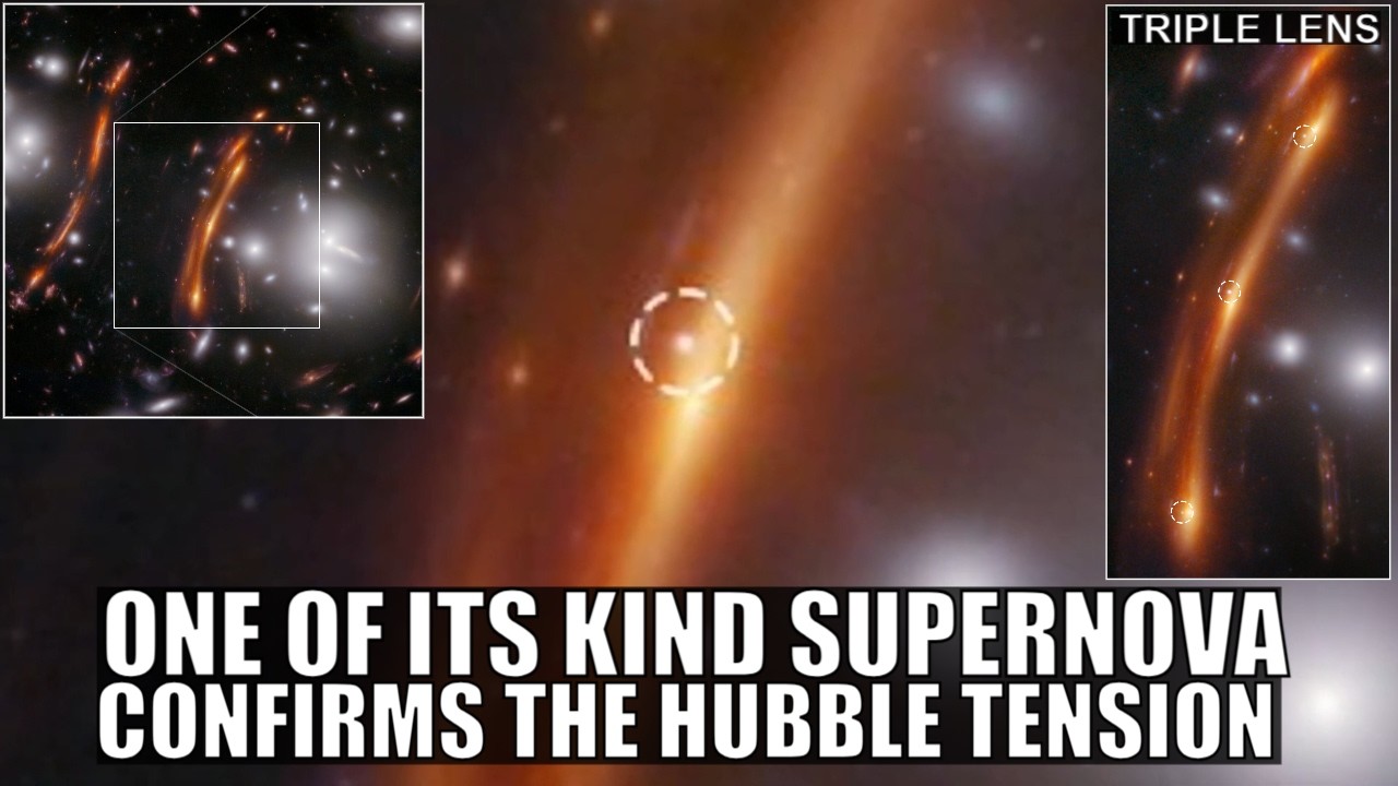 First of Its Kind 3x Lensed Supernova Confirms the Hubble Tension