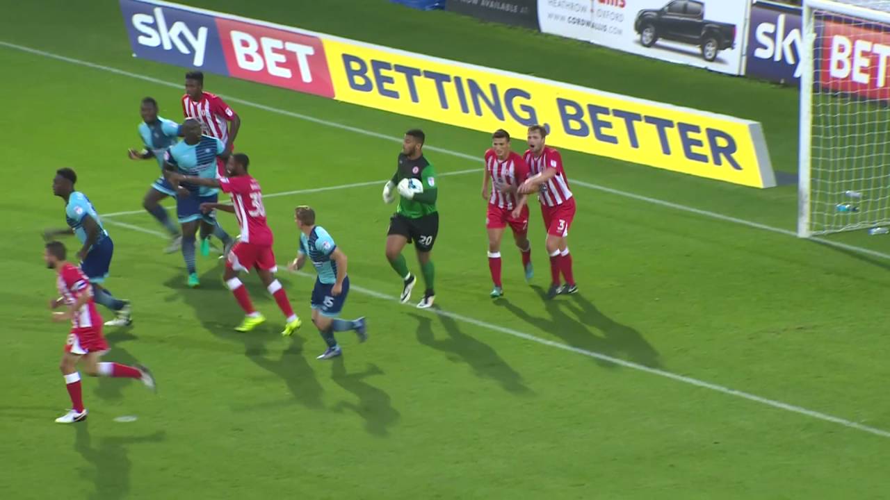 Highlights: Wycombe 1-1 Accrington