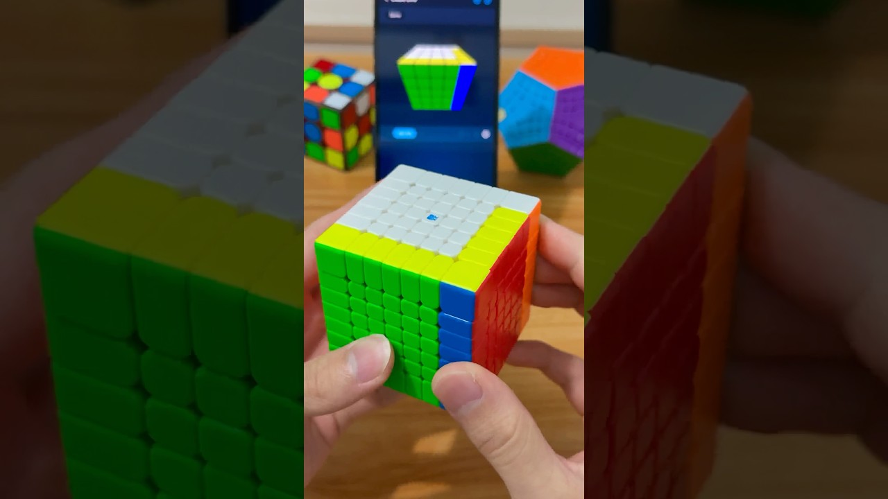Solving Last Step of 7x7 Rubik&rsquo;s Cube #shorts #viral #rubikscube
