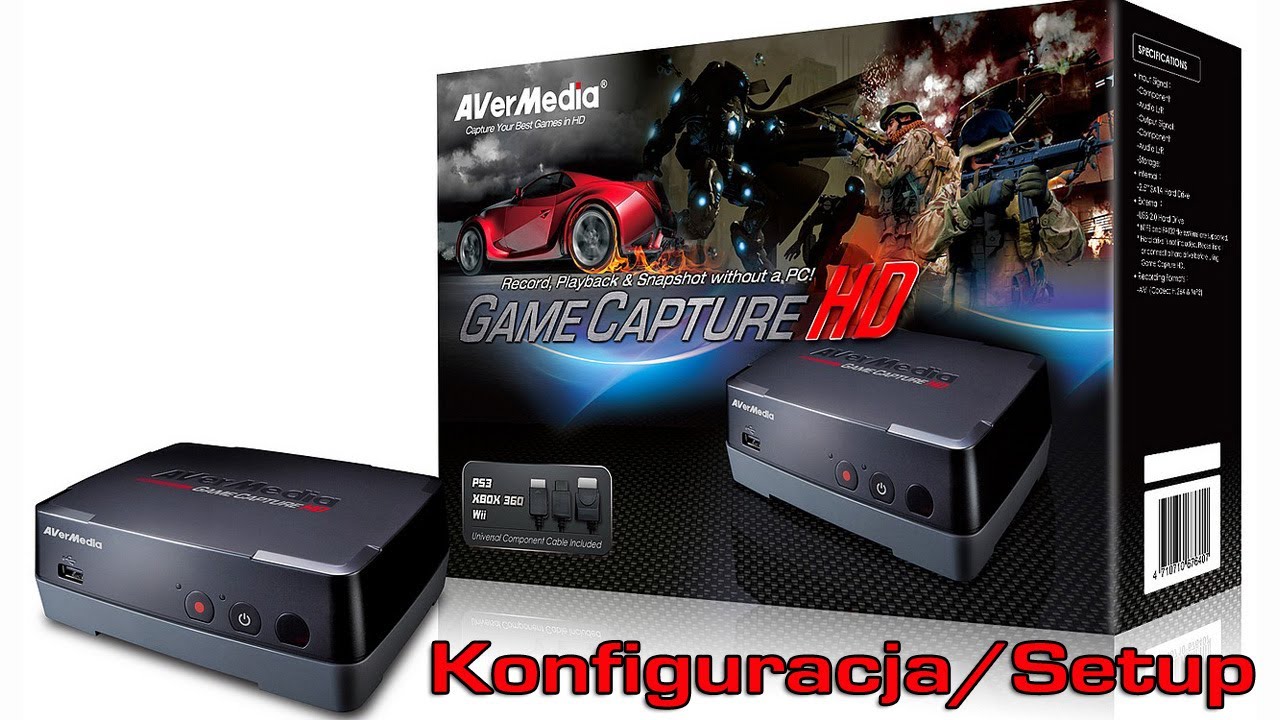 AVerMedia Game Capture HD - Konfiguracja/Setup + Test