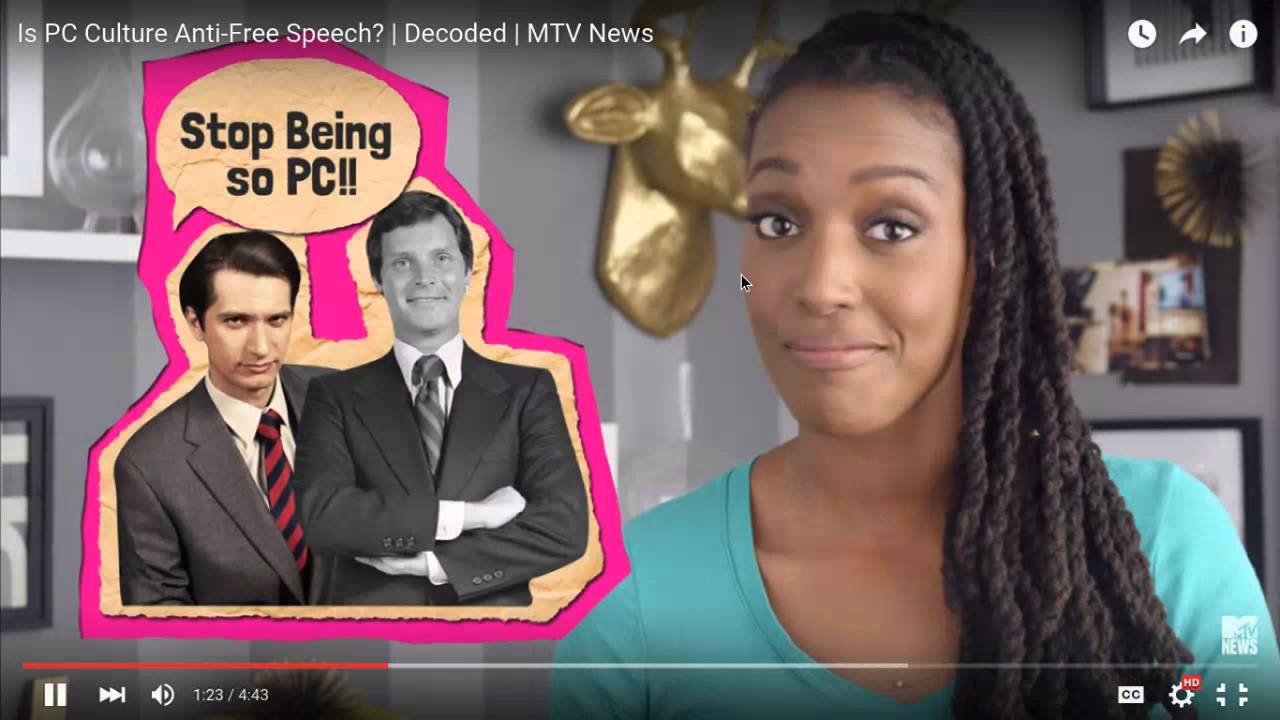 Re: Is PC Culture Anti-Free Speech?
