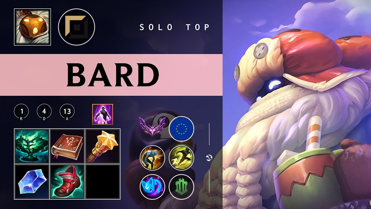 Bard Top vs K'Sante - EUW Master Patch 26.03