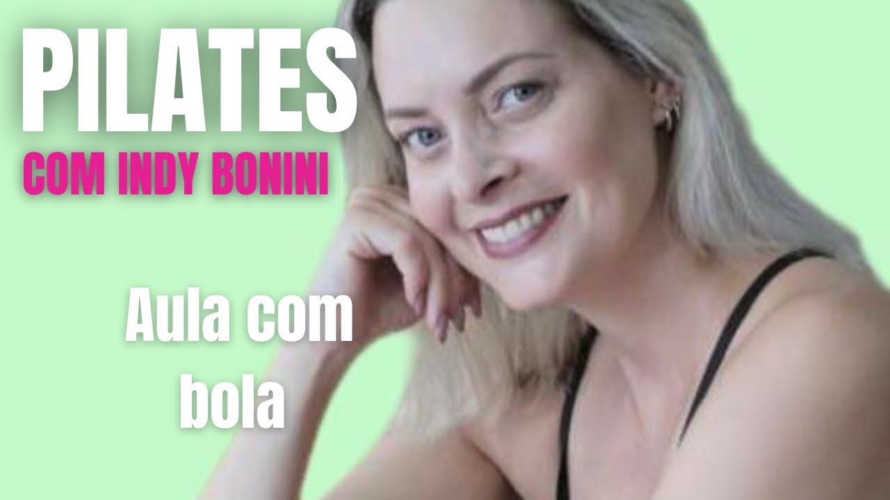 Aula de pilates em casa com bola 🔥