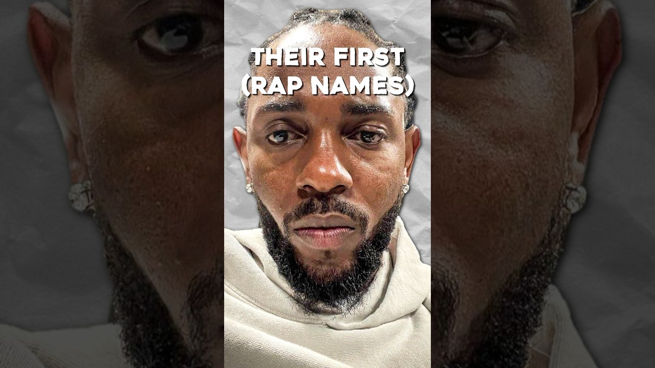Rappers That Had CRAZY First Rap Names