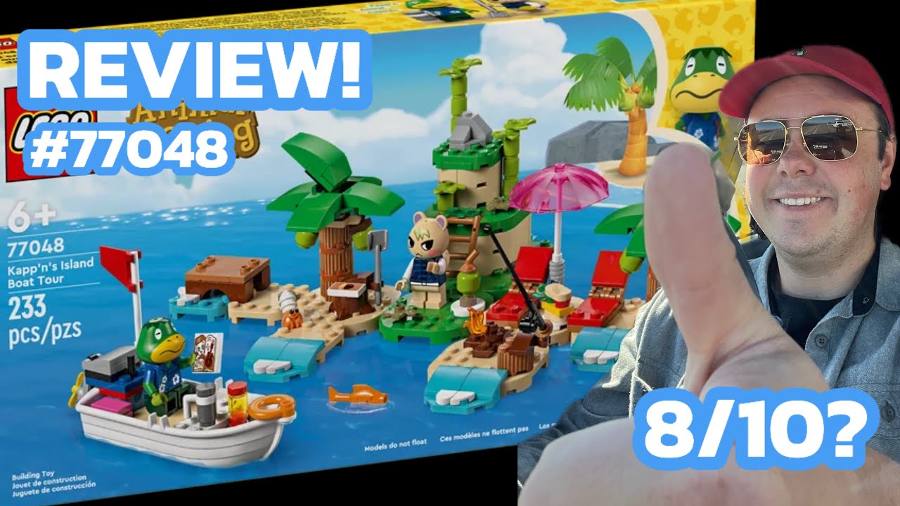 Lego Kapp'n's Island Boat Tour Set Review | Animal Crossing #77048 | Just Like The Game!?