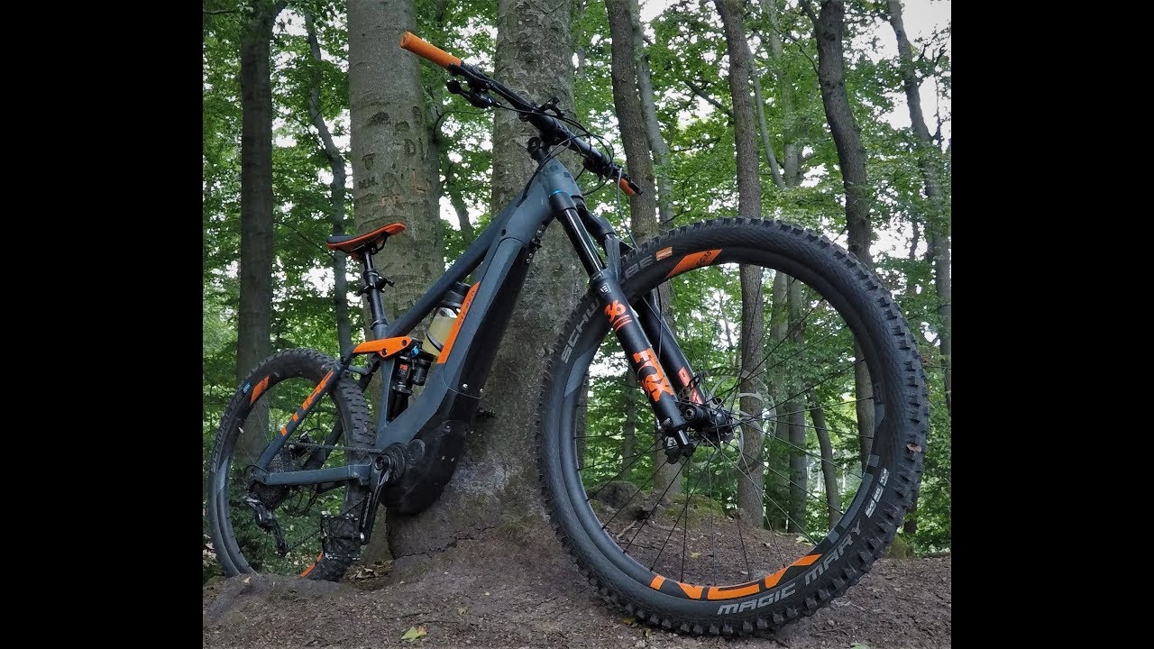 2019 Cube Stereo Hybrid 140 TM E- MTB: Steil hinunter...