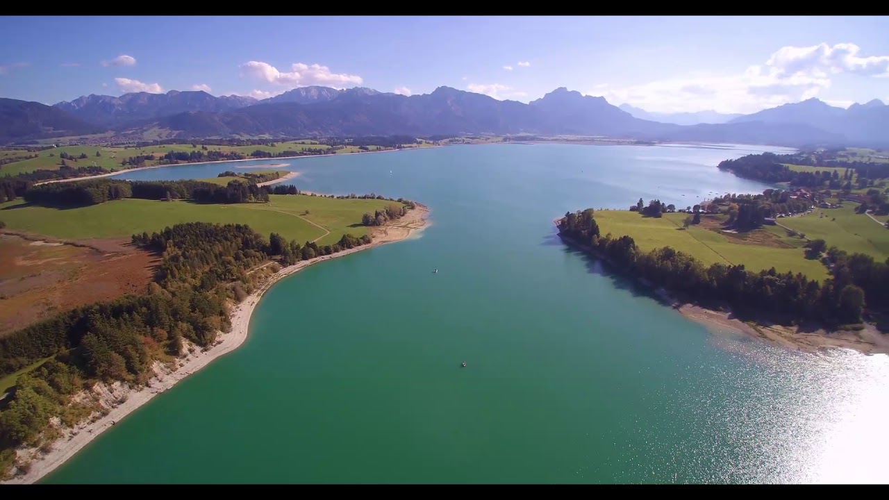 Buching und &uuml;ber dem Forggensee