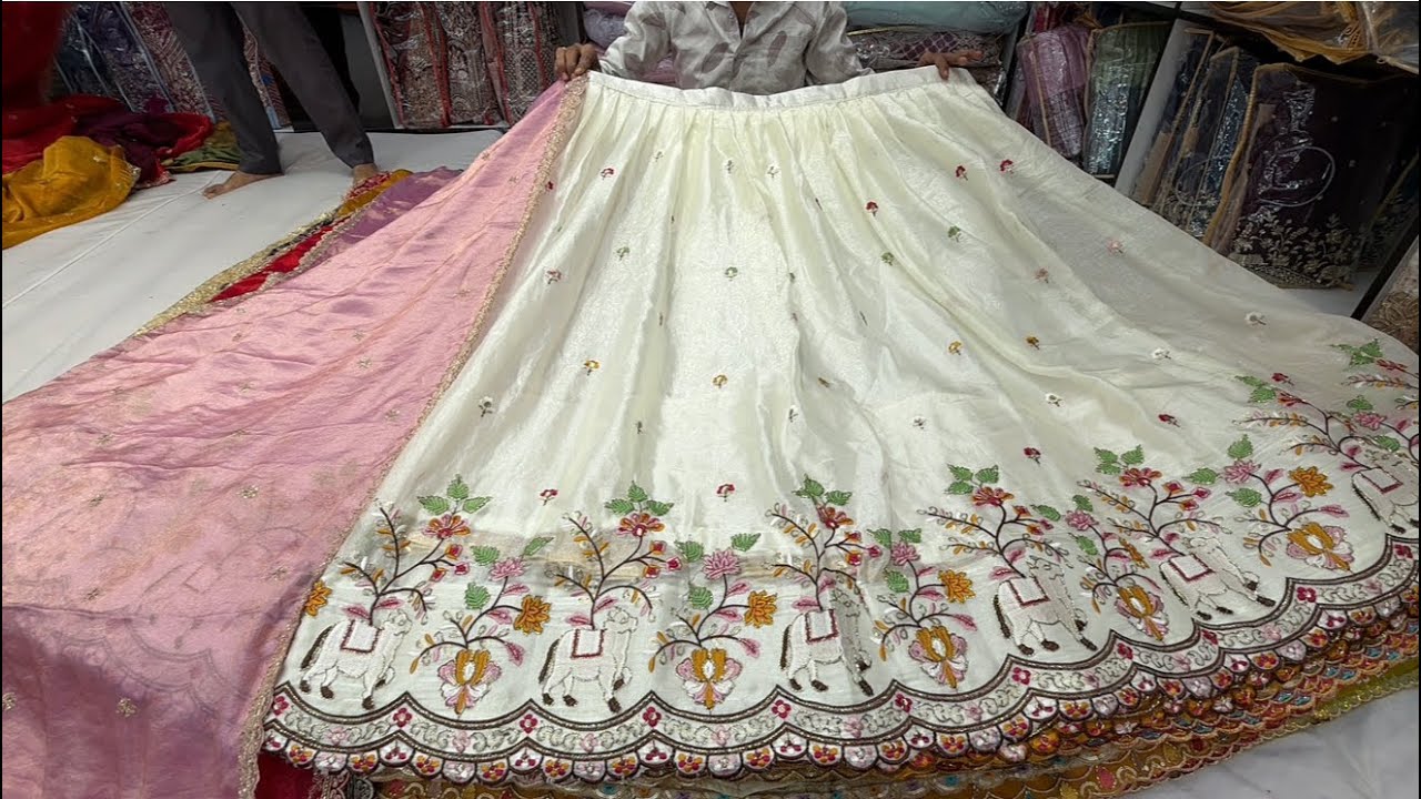 chickpet Bangalore wholesale bridal lehangas || Single piece courier available 