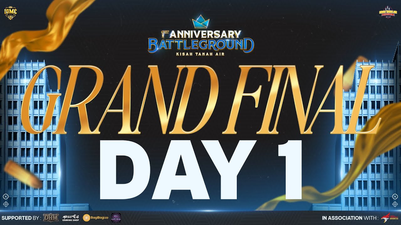 🔴LIVE | 1st ANNIVERSARY BATTLEGROUND KISAH TANAH AIR | GRAND FINAL DAY 1 #KITAXIGMC
