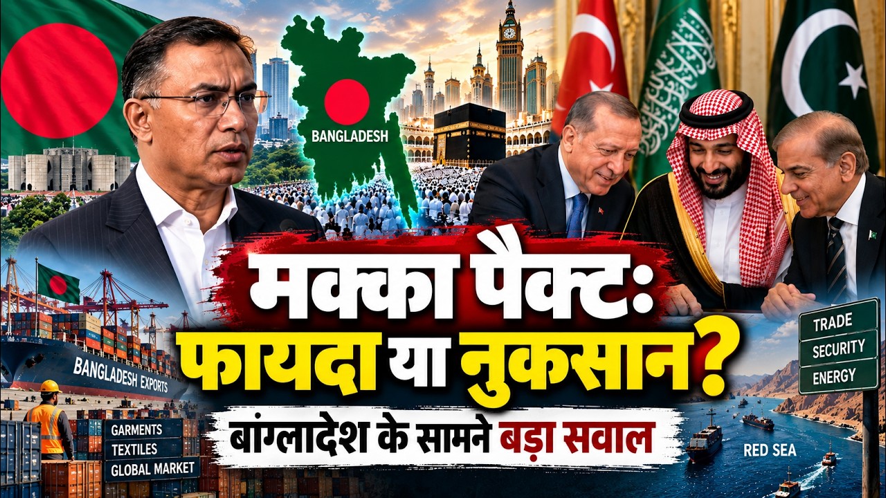 Bangladesh&ndash;India Tension? Makkah Defence Pact, Pakistan & Saudi Alliance | India&rsquo;s BIG Concern
