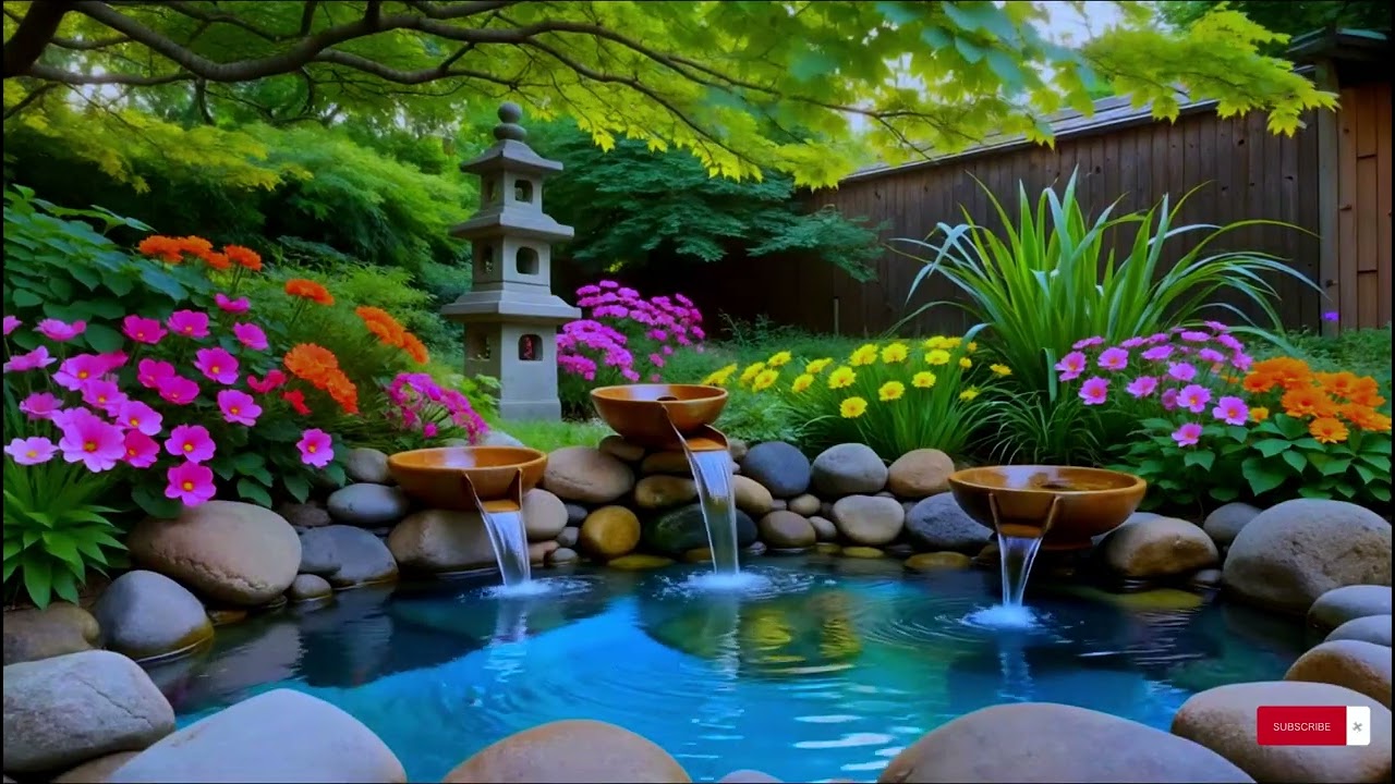 Soft Piano & Flowing Water Sounds for Deep Relaxation and Stress Relief