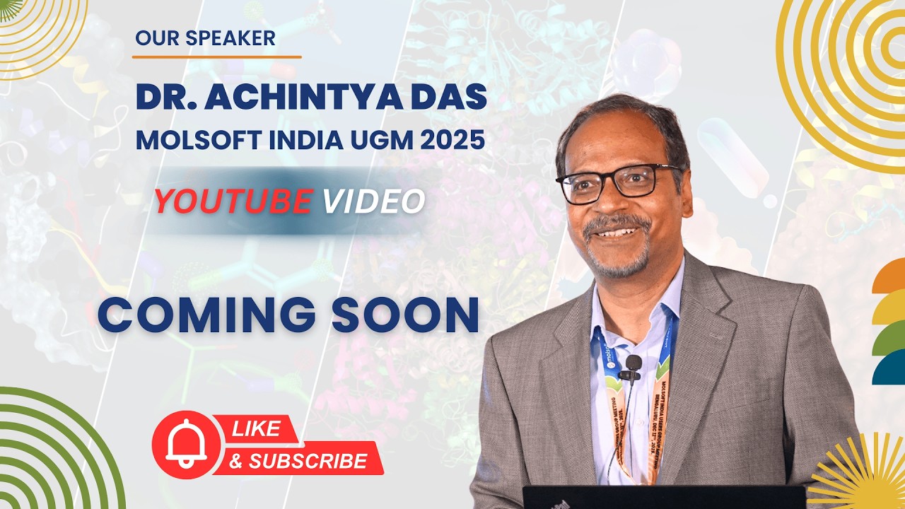 Molsoft India UGM 2025 - Speaker Dr. Achintya Das