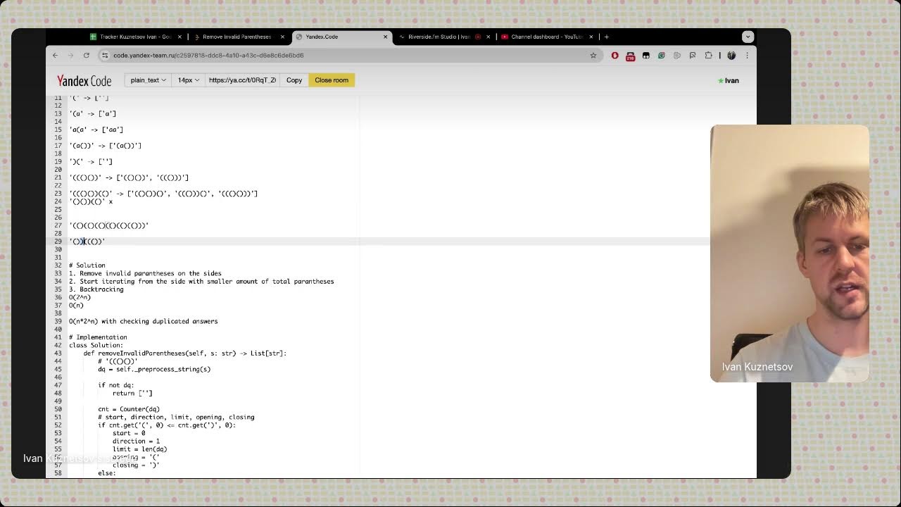 Daily Live Coding Interview Practice — Thinking Aloud, No Rehearsal
