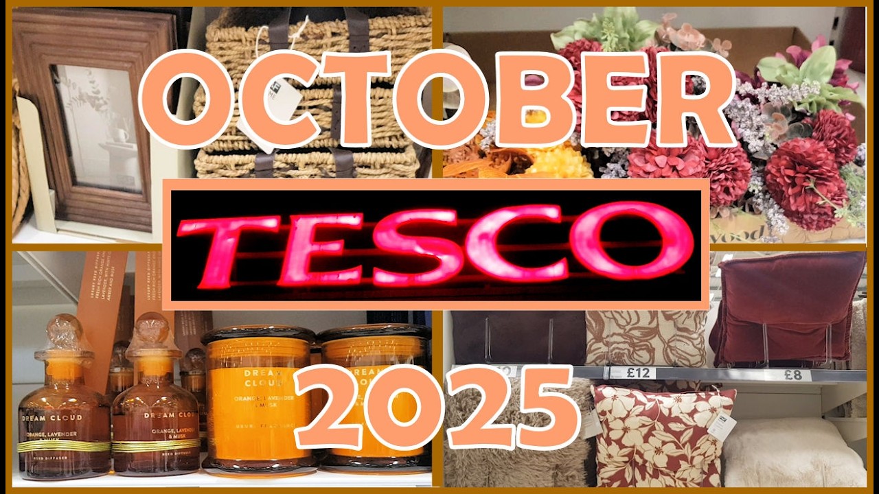 TESCO | NEW IN | OCTOBER 2025 | HOME DECOR | SHOP WITH ME