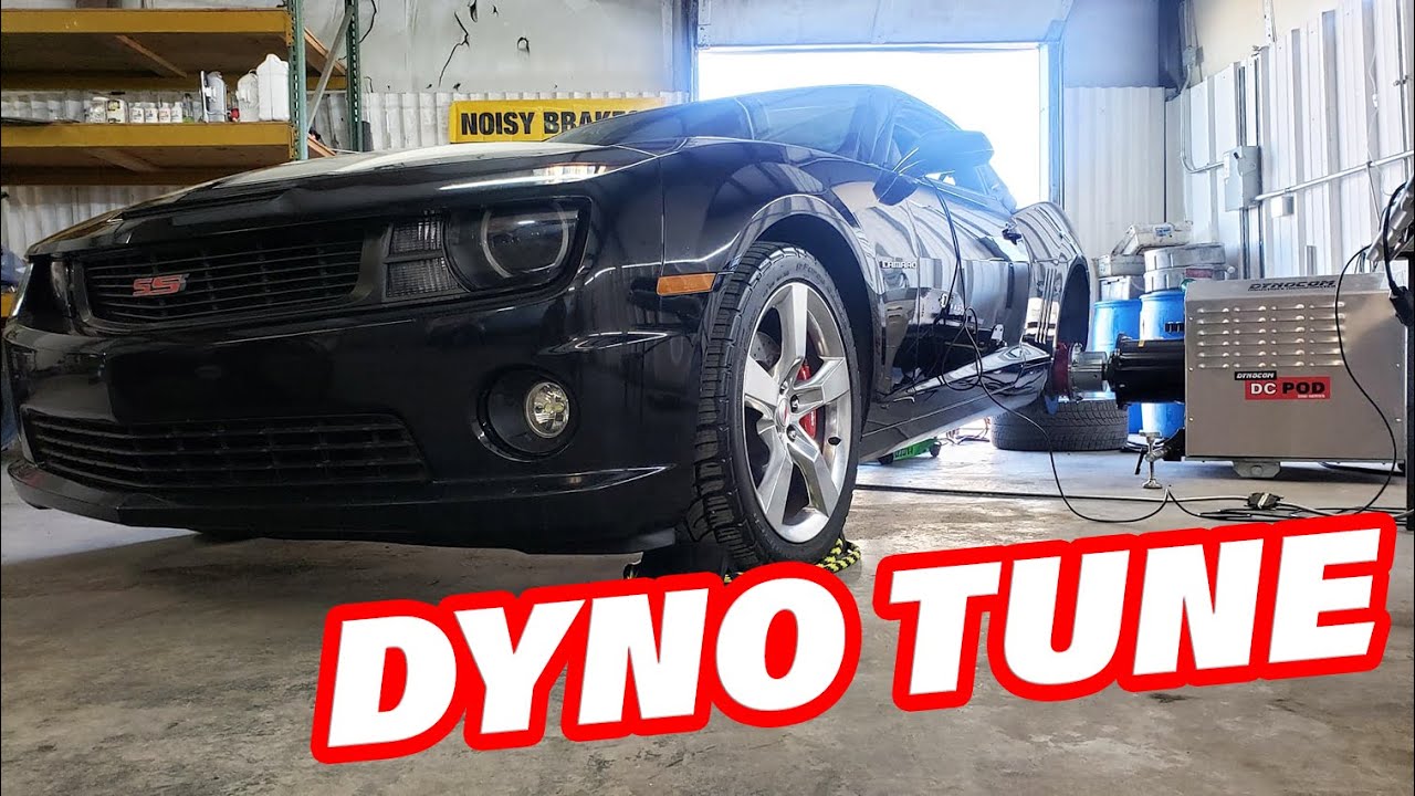 Cammed LS3 Camaro 5-го поколения с заголовками и CAI, настроенный с помощью HP Tuners на динамоме...