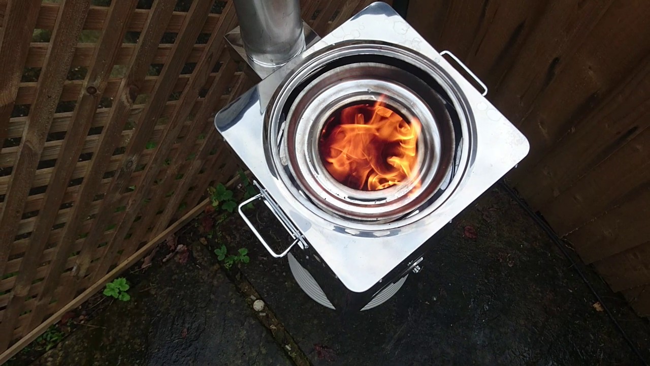 SilverFire Hunter Gasifier stove // Free clean cooking!
