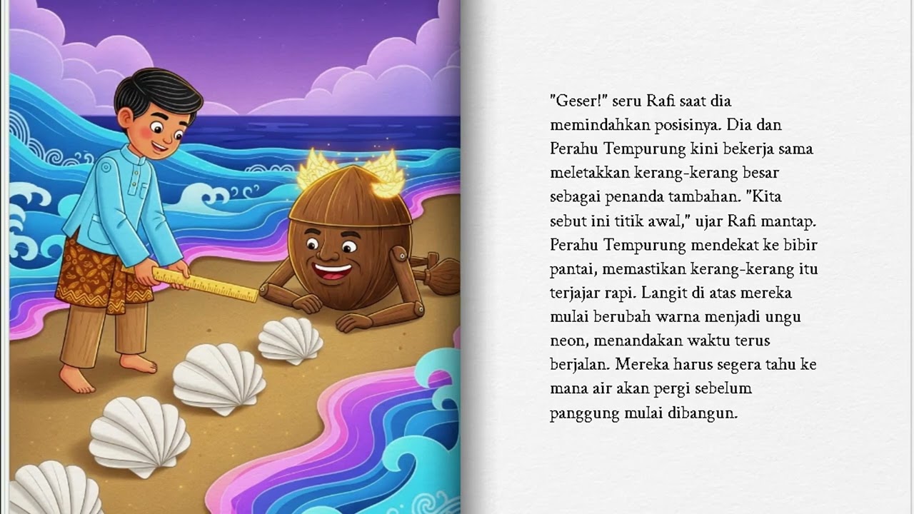 Naik Turun Laut Indonesian cerita anak anak kesenangan sains untuk anak anak