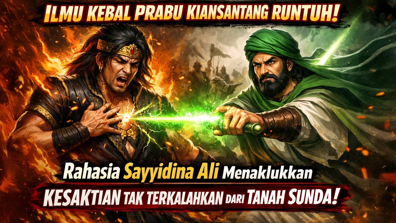 ILMU KEBAL PRABU KIANSANTANG RUNTUH! Rahasia Sayyidina Ali Menaklukkan Kesaktian Tanah Sunda
