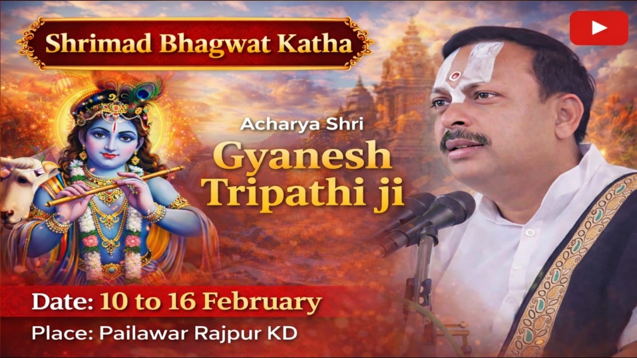 Day - 03 | श्रीमद् भागवत कथा | पूज्य श्री ज्ञानेश त्रिपाठी जी महाराज | पैलावार राजपुर क.दे (उ.प्र.)