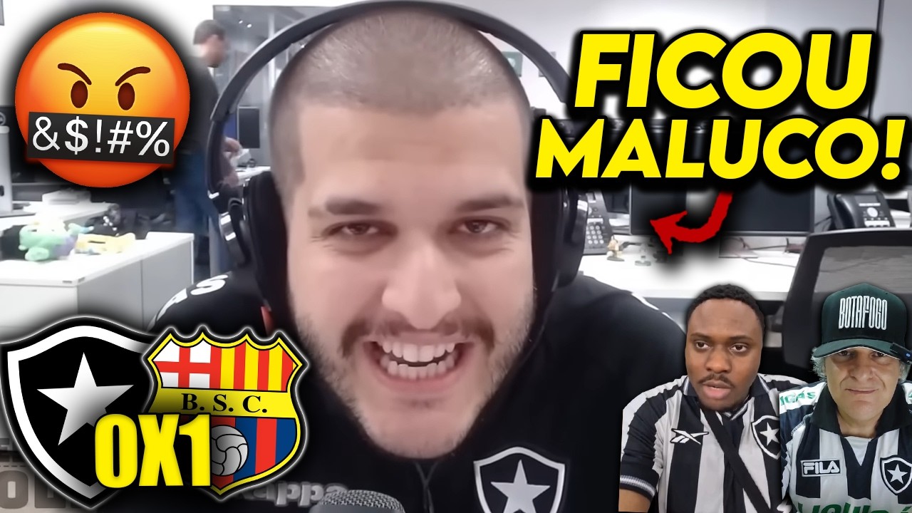 PEDRO CERTEZAS CHORANDO com a ELIMINAÇÃO do BOTAFOGO da LIBERTADORES! Botafogo 0x1 Barcelona SC