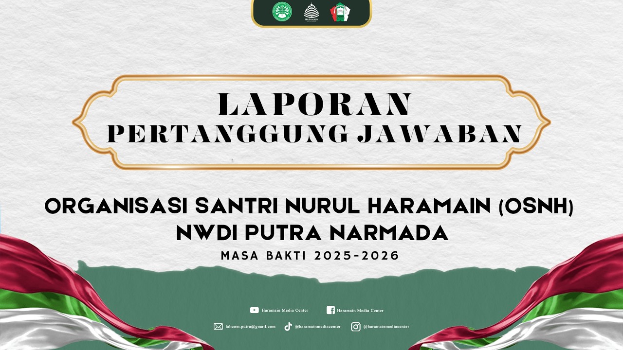 🔴 LIVE | LAPORAN PERTANGGUNG JAWABAN OSNH MASA BAKTI 2025/2026
