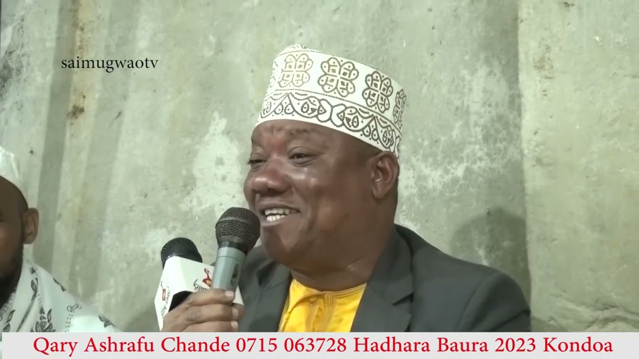 MWALIMU WA QURAN TAJWEED QARY ASHRAF CHANDE , SURATIL  ALQARI'AH  KTK HADHARA BAURA KONDOA KWA LUTU.