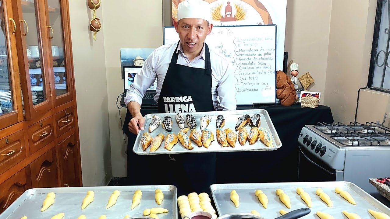 Aprende a preparar unas Deliciosas Guaguas de pan con distintos rellenos y cubiertas de Chocolate