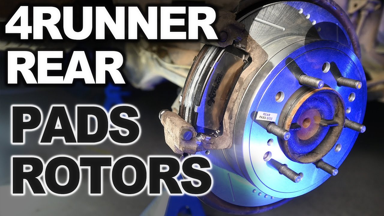 5th Gen 4Runner Brakes - Rear Pads and Rotor Replacement - PowerStop Extreme Z36